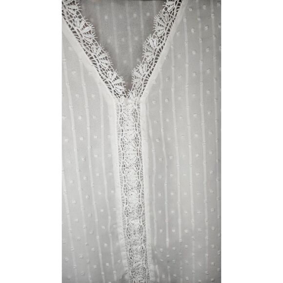 Cream, Top, Size: L - Picture 3 of 5